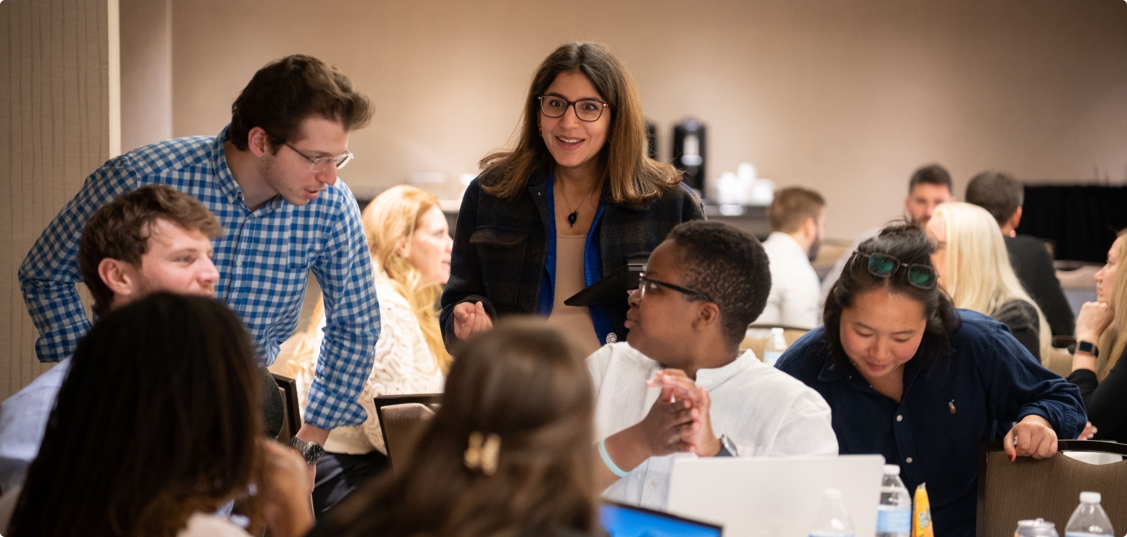 Lydian team members collaborating during a company workshop.